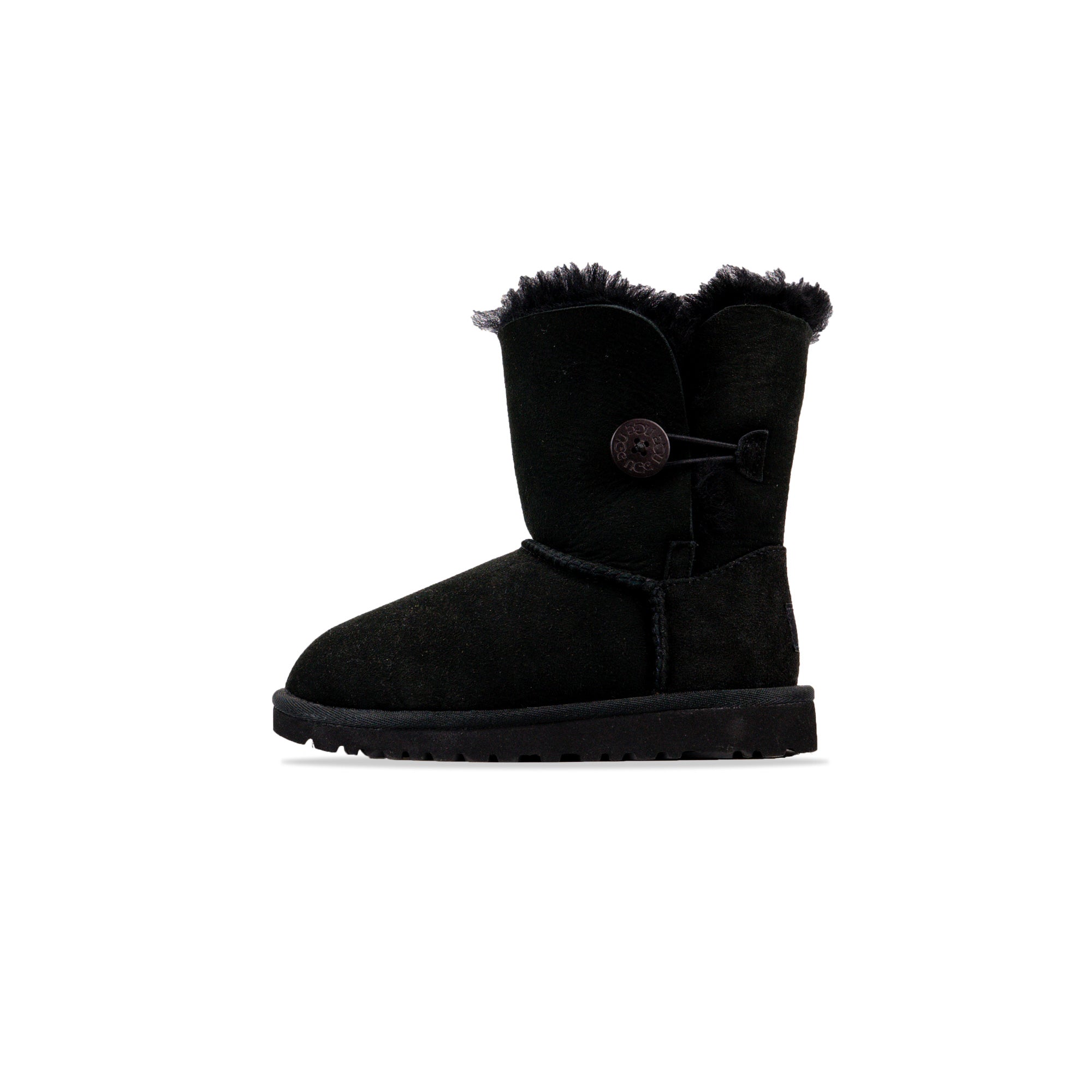 UGG Little Kids Bailey Button Boots Black