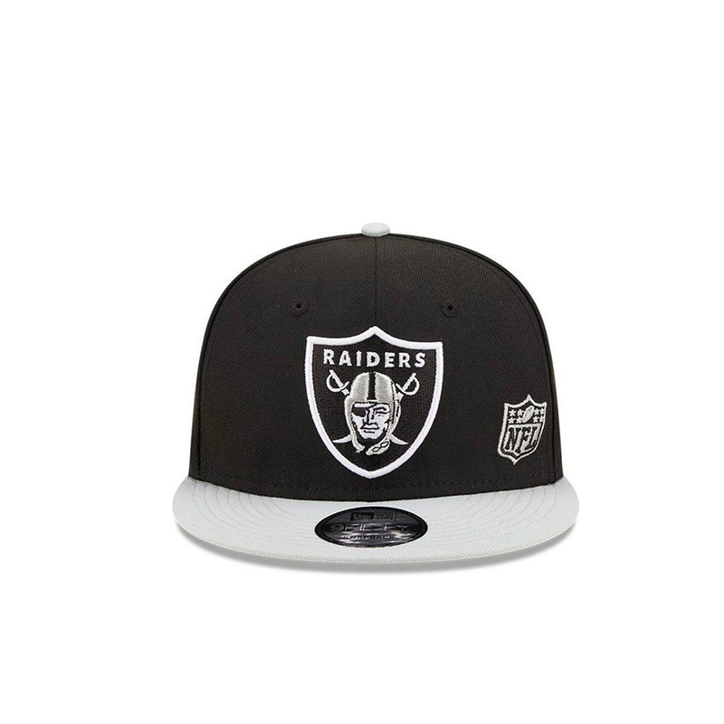 New Era Las Vegas Raiders 9FIFTY Black on Black Snapback Hat