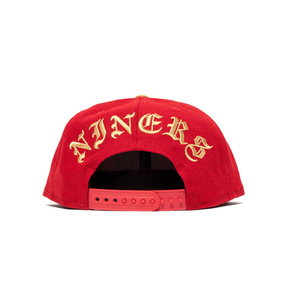 Men's New Era Scarlet/Gold San Francisco 49ers Flawless 9FIFTY Snapback Hat