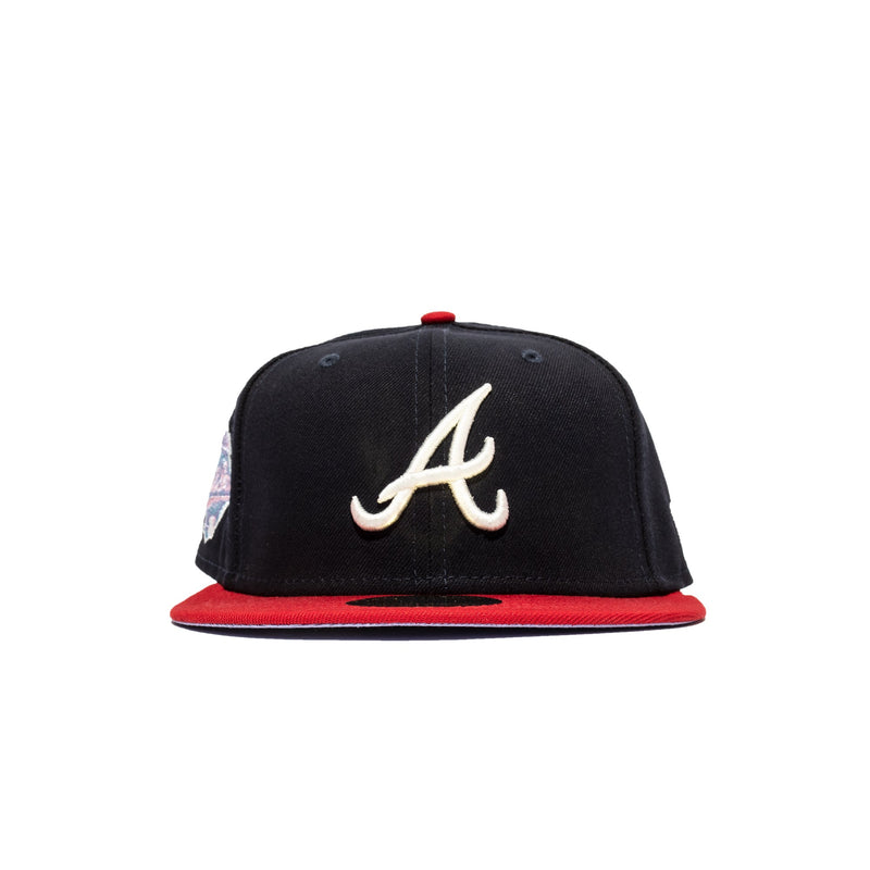 New Era Atlanta Braves Pop Sweat 59FIFTY Fitted Hat - Hibbett