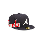 New Era Side Split 59FIFTY Atlanta Braves Fitted Hat