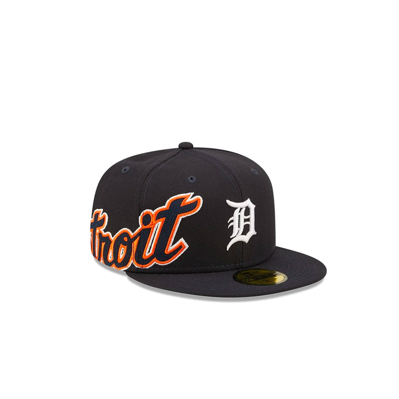 New Era Detroit Tigers Navy Sidesplit 59FIFTY Fitted Hat