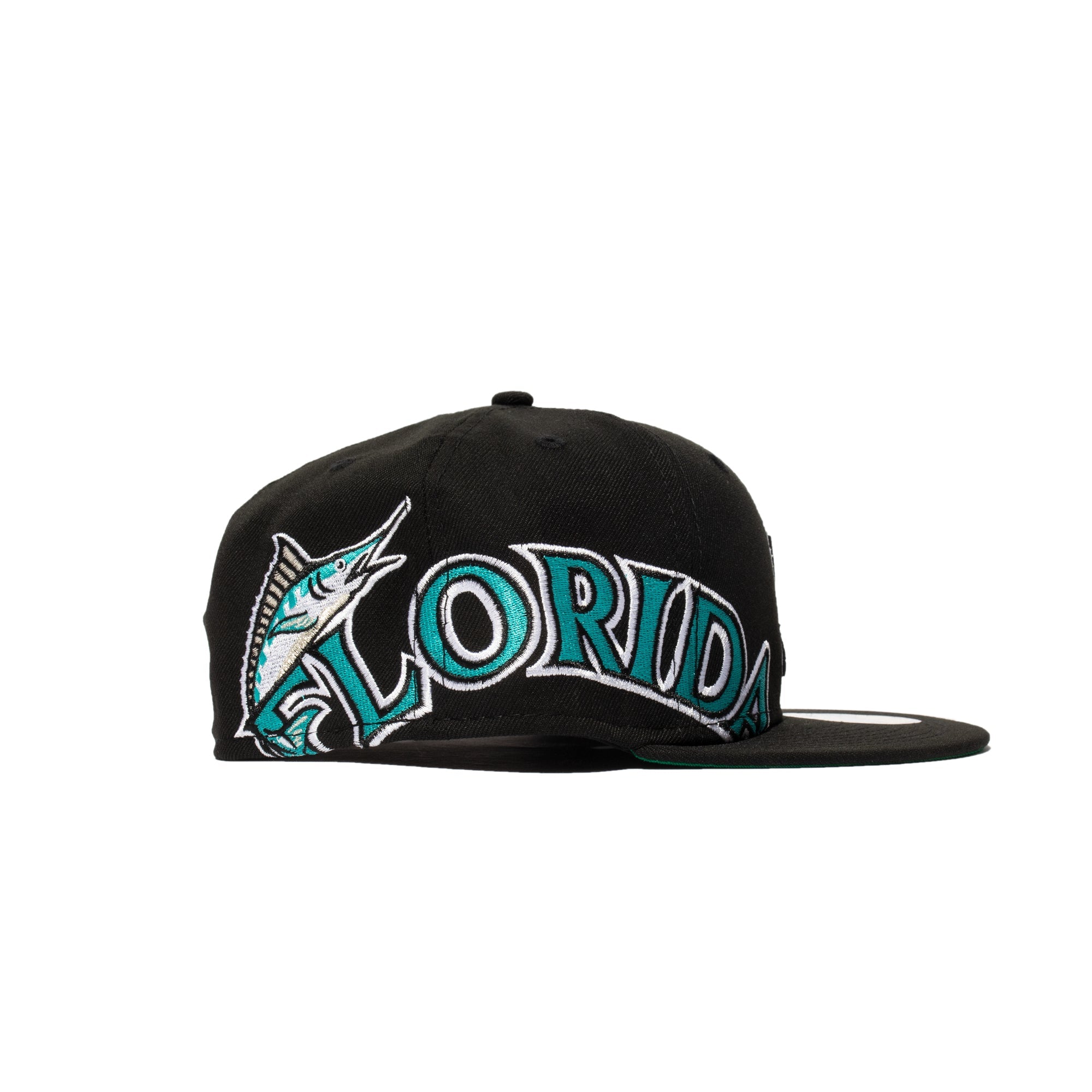 New Era Side Split 59FIFTY Florida Marlins Fitted Hat
