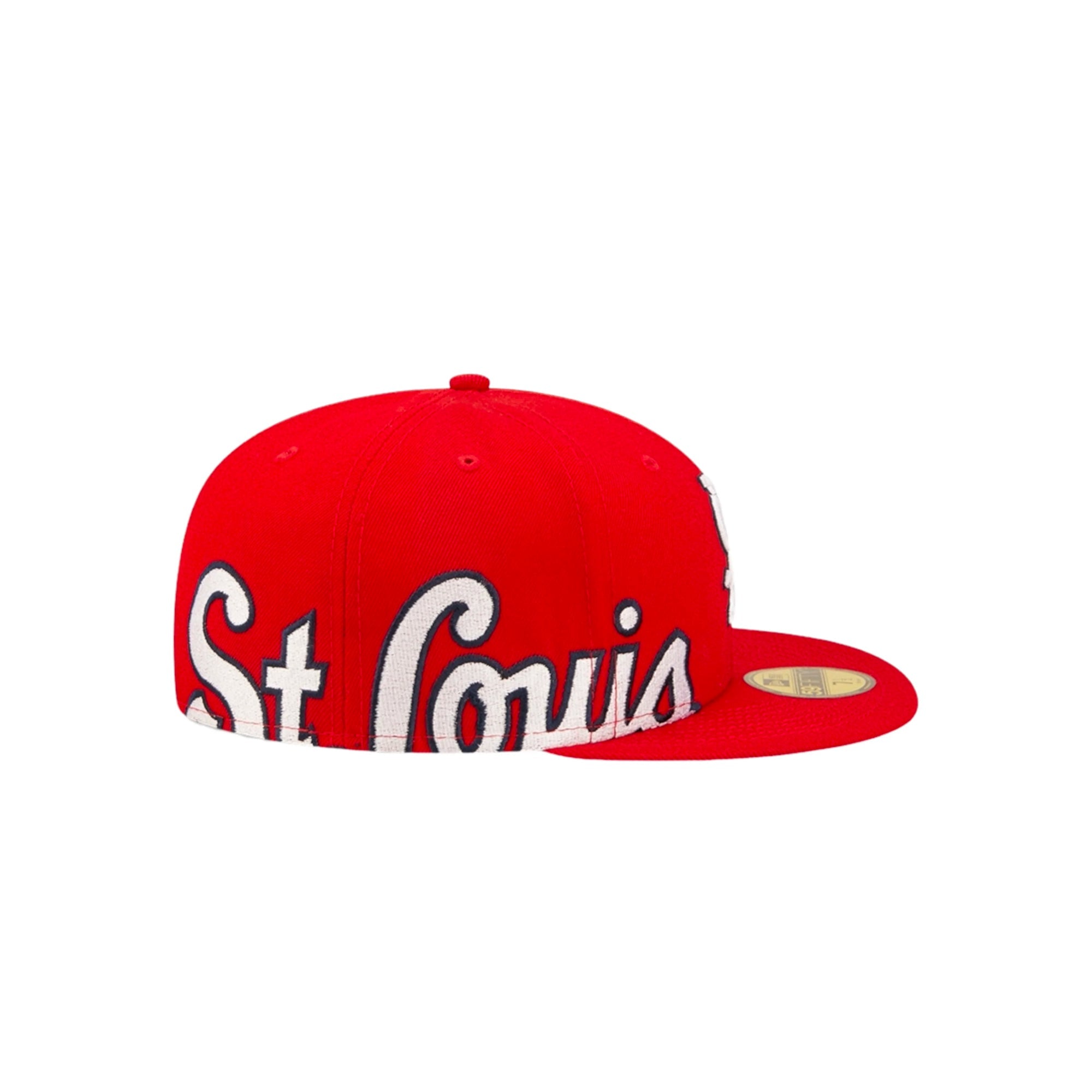 New Era Side Split 59FIFTY St Louis Cardinals Fitted Hat