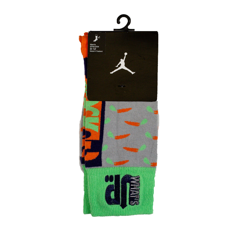 WHATS UP CREW GREY GREEN ORANGE 658502-657