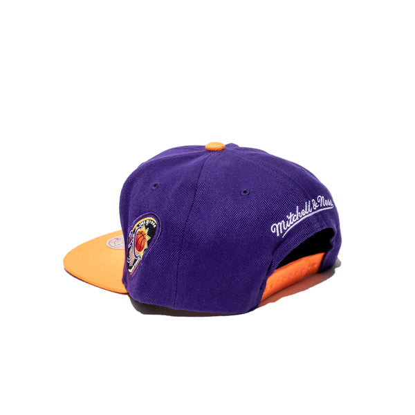 Mitchell & Ness Pheonix Suns Patches 2 Tone HWC Hat 'Purple/Orange'