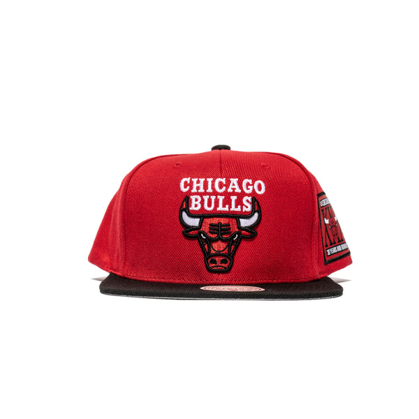 Mitchell & Ness Chicago Bulls Patchwork 2 Tone Snapback 'Red'