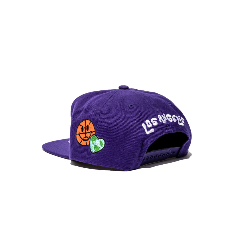 Mitchell & Ness Los Angeles Lakers City Love Snapback 'Purple'