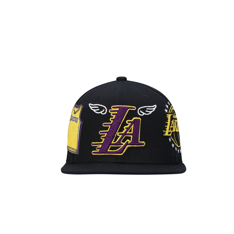 Mitchell & Ness Mens Los Angeles Lakers My Towns Snapback 'Black'