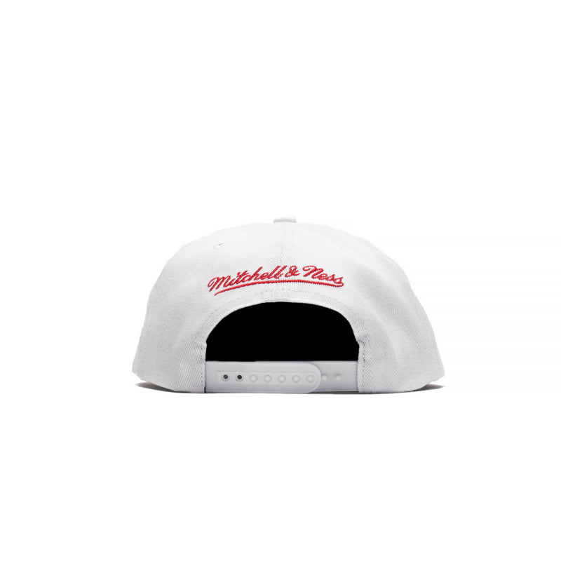 Mitchell & Ness Mens Houston Rockets Finals Patch Snapback 'White/Red'