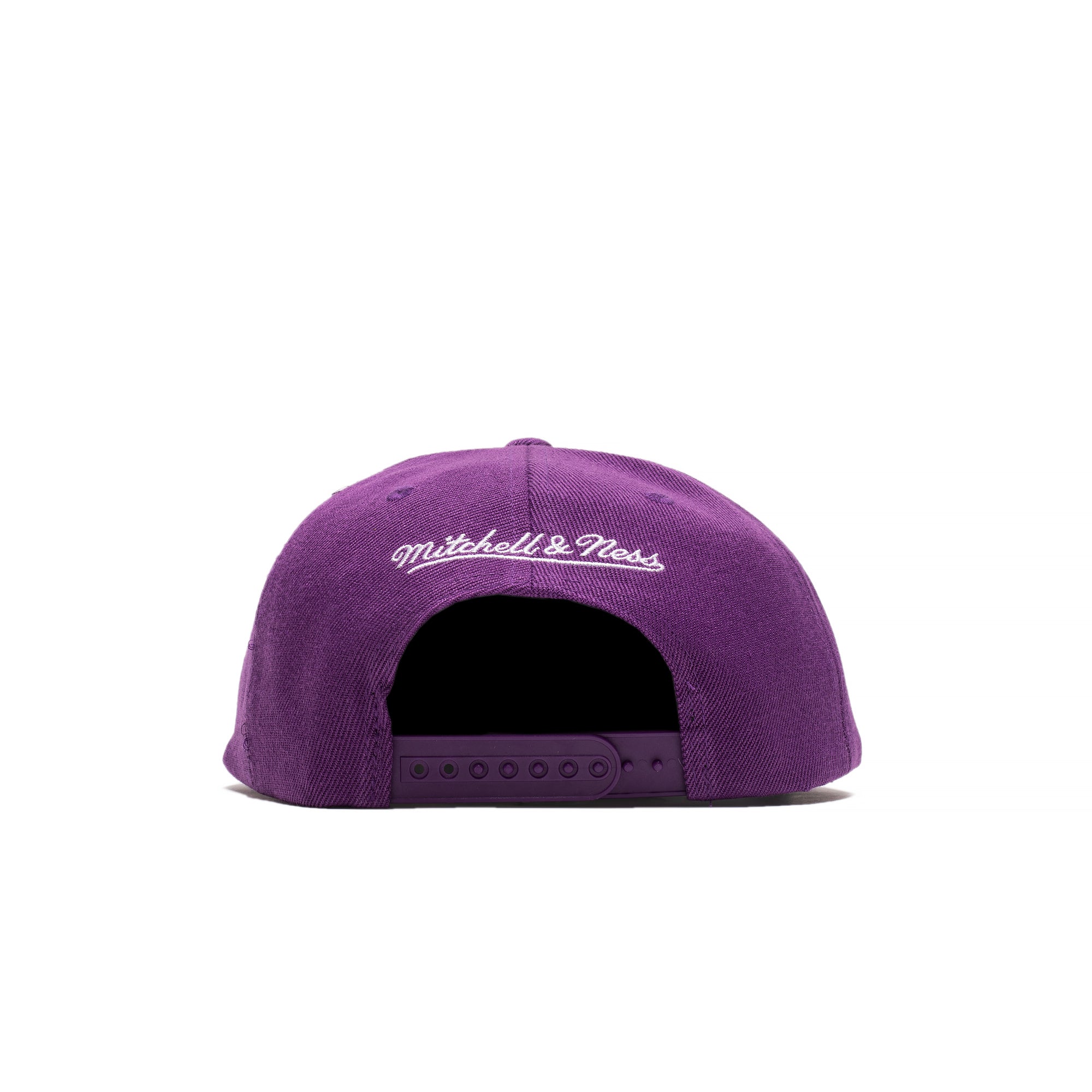 Mitchell & Ness Mens Los Angeles Lakers Finals Patch Snapback 'Purple'