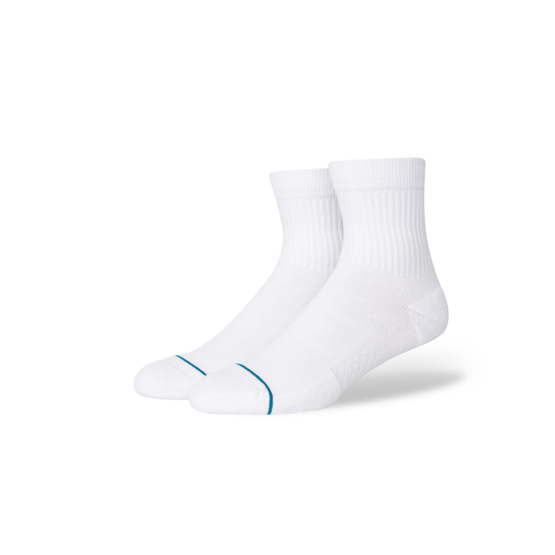 Stance Mens Icon Quarter 3 Pack Socks White
