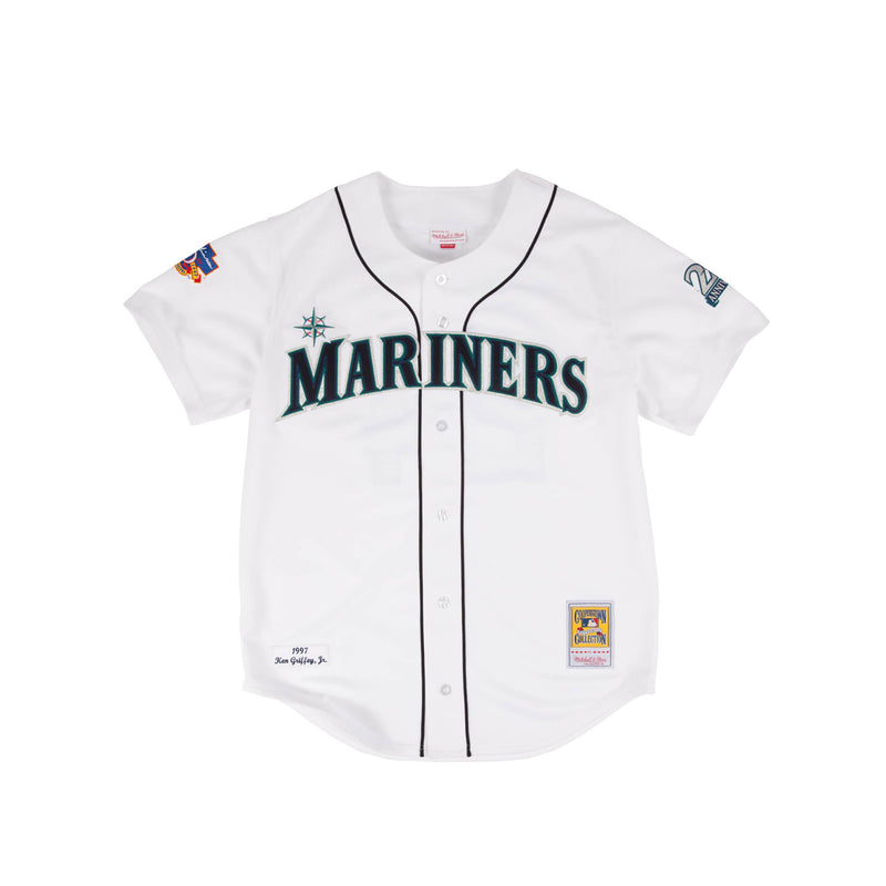 Mitchell & Ness Mens Seattle Mariners Ken Griffey Jr. Authentic Jersey 'White'