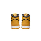 Air Jordan Little Kids 1 Retro High OG Shoes Pollen/White