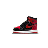 Air Jordan Infants 1 Retro High OG TD Shoes 'Bred Patent'