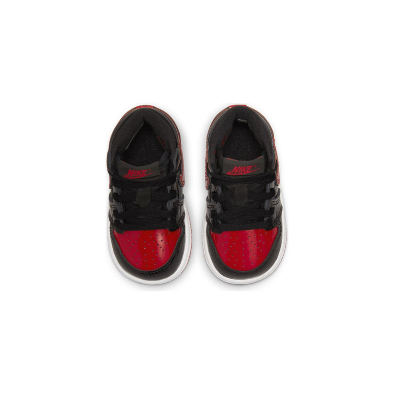 Air Jordan Infants 1 Retro High OG TD Shoes 'Bred Patent' – Renarts