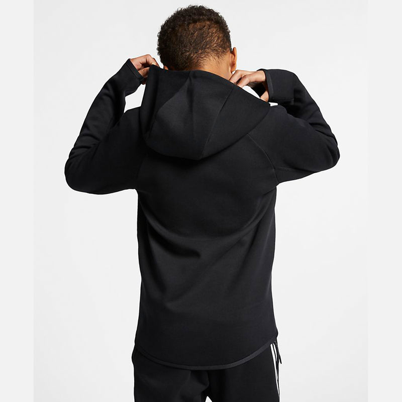 Nike Boys NSW Tech Fleece Full-Zip - Black/Grey Size S