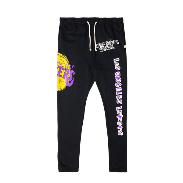 After School Special Mens Lakers Sweat Pants 'Black'
