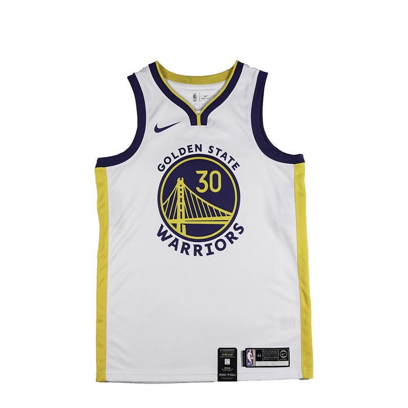 Nike Men's Golden State Warriors Stephen Curry #30 Blue Dri-Fit Swingman Jersey, Medium