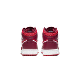 Air Jordan Youth Jordan 1 Mid SE ' Red Quilt' Shoes