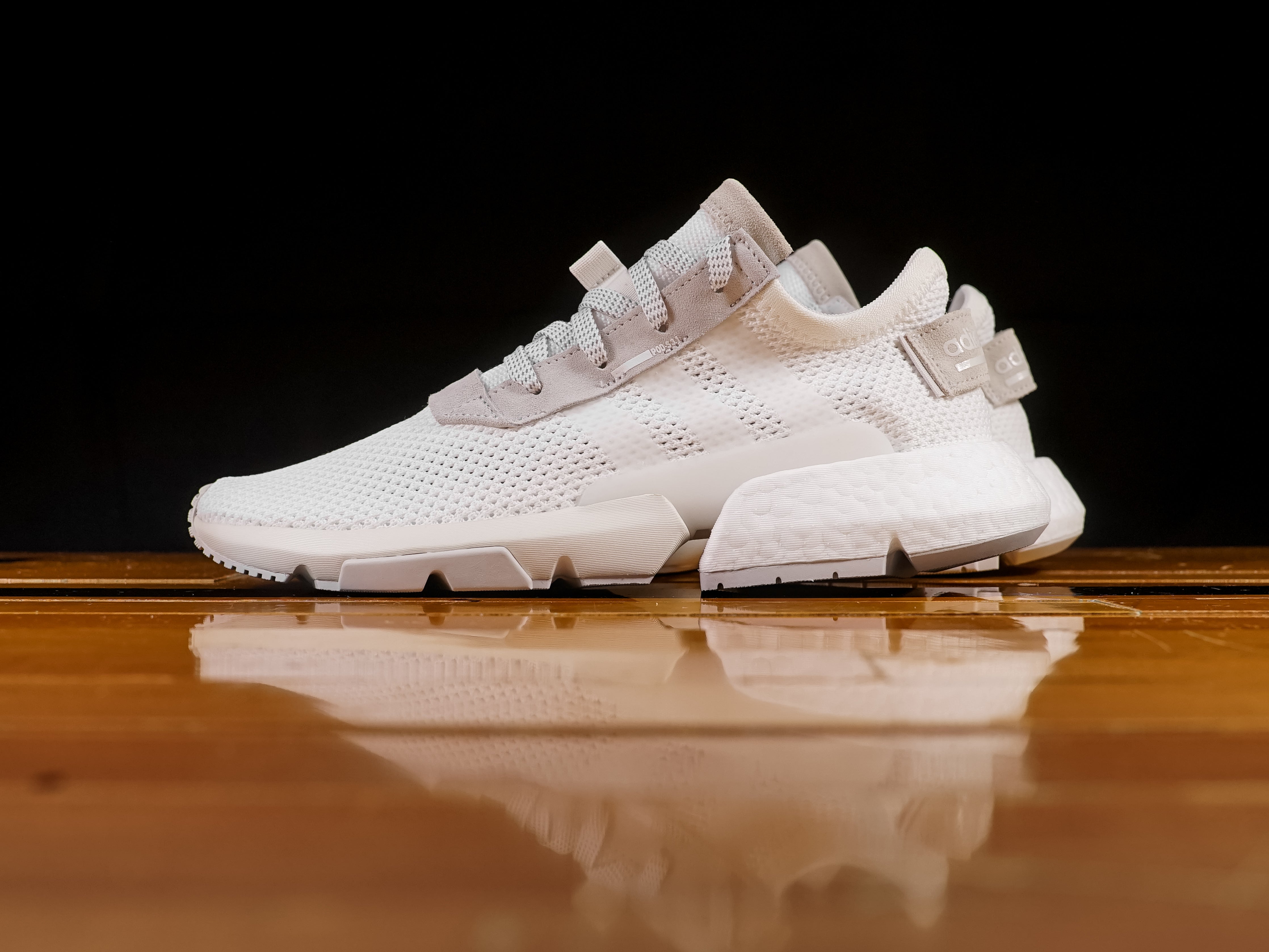 Men s Adidas POD S3.1 Triple White B28089 7.5