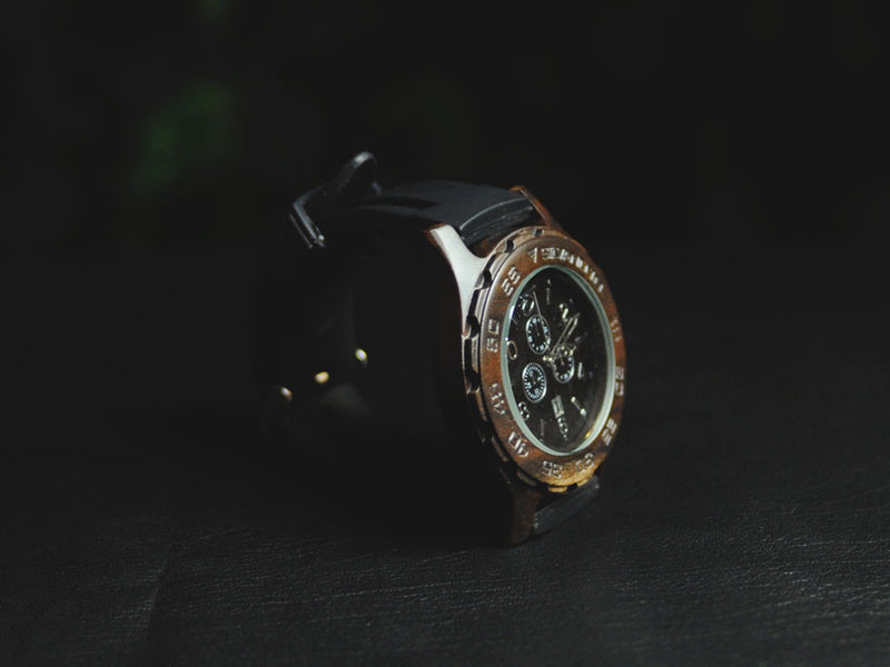 Renarts - Silvano Barkwood Collection Mahogany Watch [BMR02]