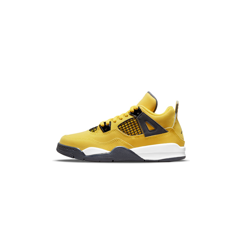 Air Jordan Little Kids 4 Retro Shoes Tour Yellow/Dark Blue – Renarts