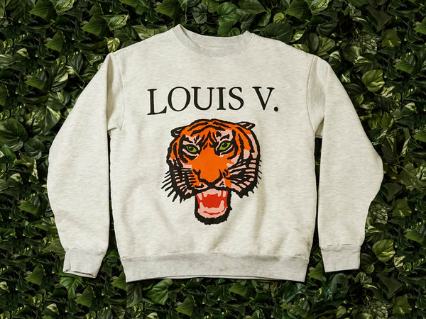 Chinatown Market, Shirts, New Chinatown Market Louis V Tiger Black  Crewneck