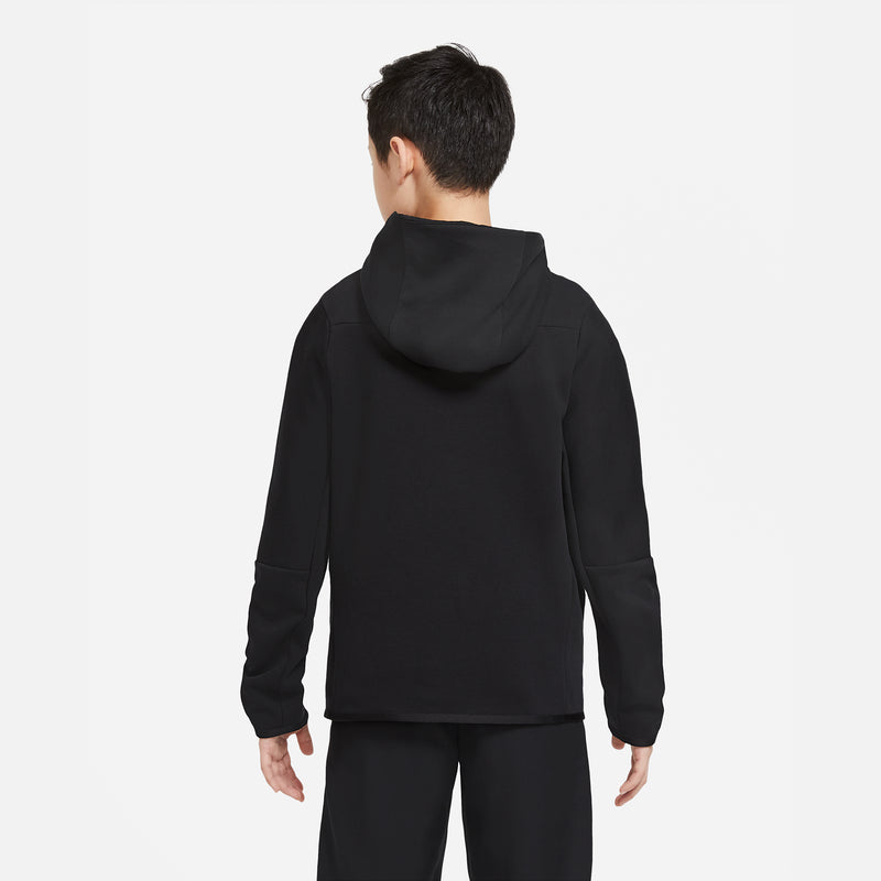 Nike Boys Sportswear Tech Fleece Hoodie 'Black'