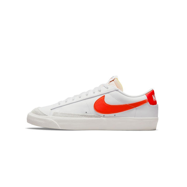 Nike Mens Blazer Low '77 Vintage Shoes 'White/Team Orange''