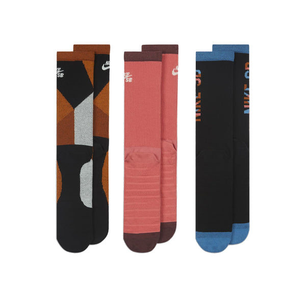 Nike SB Mens Everyday Max Lightweight Socks Multi-Color