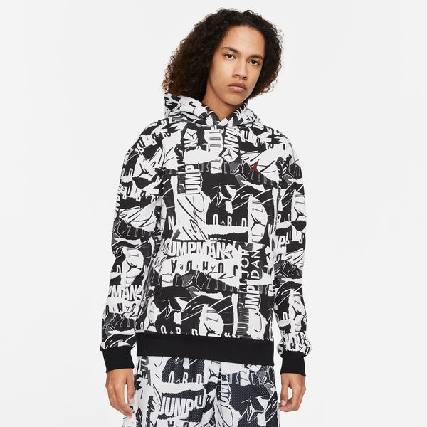 Air Jordan Mens Fleece Printed Hoodie