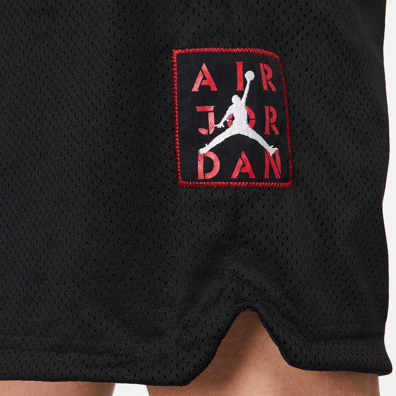 Air Jordan Mens Jordan AJ5 Mesh Graphic Shorts 'Black'