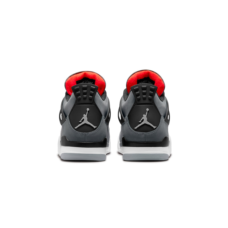 Air Jordan Mens 4 Retro Shoes 'Dark Grey/Infrared'