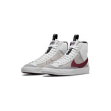 Nike Kids Blazer Mid '77 SE Dance Shoes 'White/Rush Maroon'
