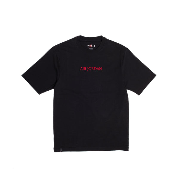 Air Jordan Mens T-Shirt 'Black/Gym Red'