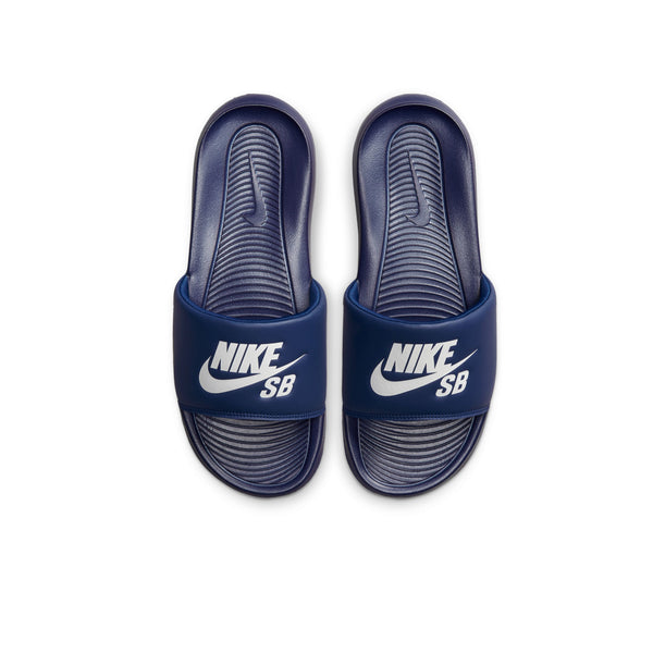 Nike Mens Victori One Slides Blue