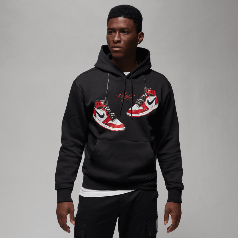 Nike air best sale jordan black hoodie