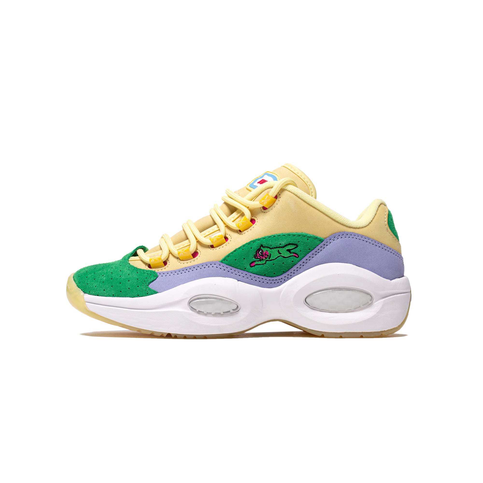 Reebok x BBC Ice Cream Question Low 'Yellow Lilac Glow' Shoes