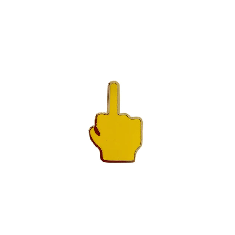 Hdqtrs Middle Finger Pin