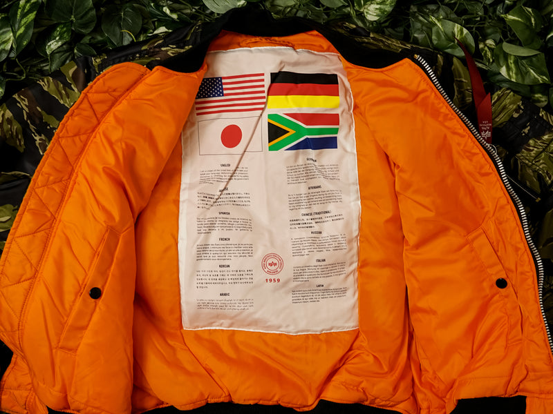 Alpha Industries MA-1 Coalition Flight Jacket [MJM48500C1-TIGER]