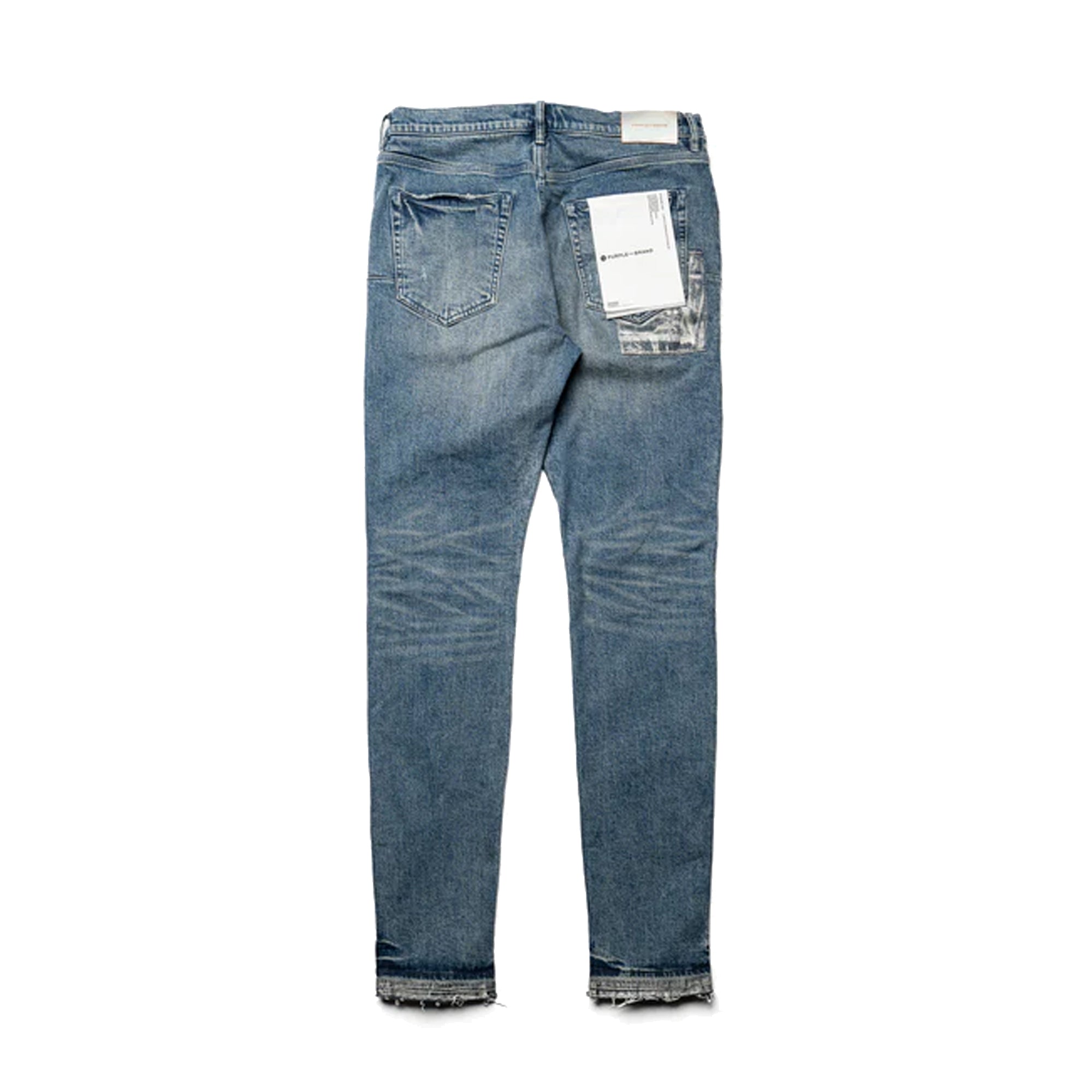 NWT PURPLE BRAND Indigo Oil Repair Skinny Jeans Size 38/48 $275