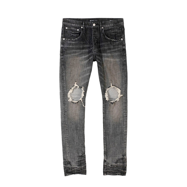 PURPLE BRAND JEANS DENIM P002- Mid Rise Slim Jean Vintage Dirty White Size  29