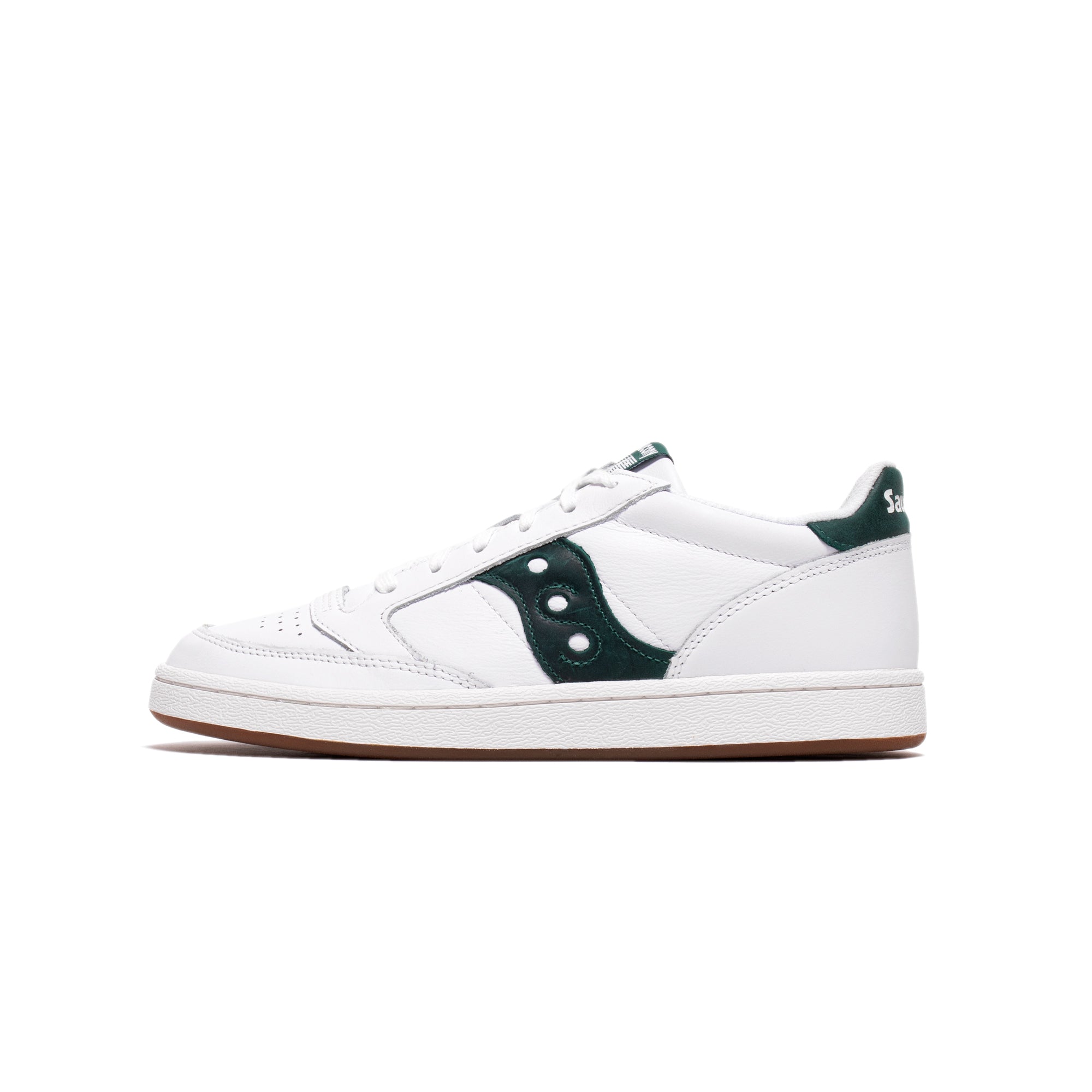 Saucony Mens Jazz Court Shoes 'White/Green'
