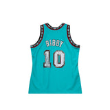 Mitchell & Ness Mens Mike Bibbly 75th Anniversary Vancouver Grizzlies Swingman Jersey