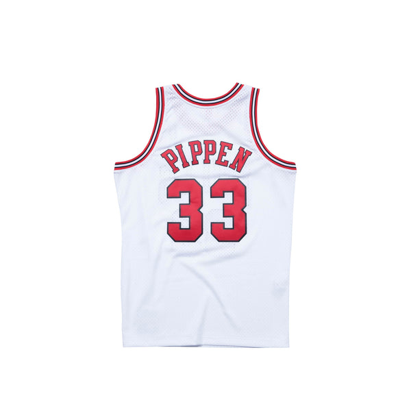 Mitchell & Ness Mens Scottie Pippen Chicago Bulls Swingman Jersey 'White'