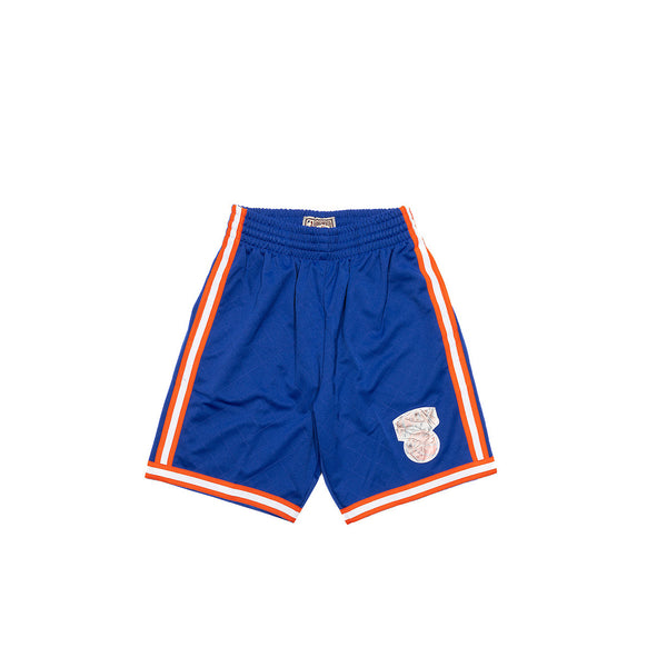 Mitchell & Ness Mens 75th Anniversary New York Knicks Swingman Shorts