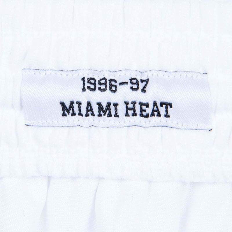 Mitchell & Ness Mens Miami Heat Swingman Shorts 'White'