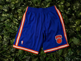 Mitchell & Ness 'Knicks 91' Swingman Shorts [SMSHGS18241-NYKROYA91]