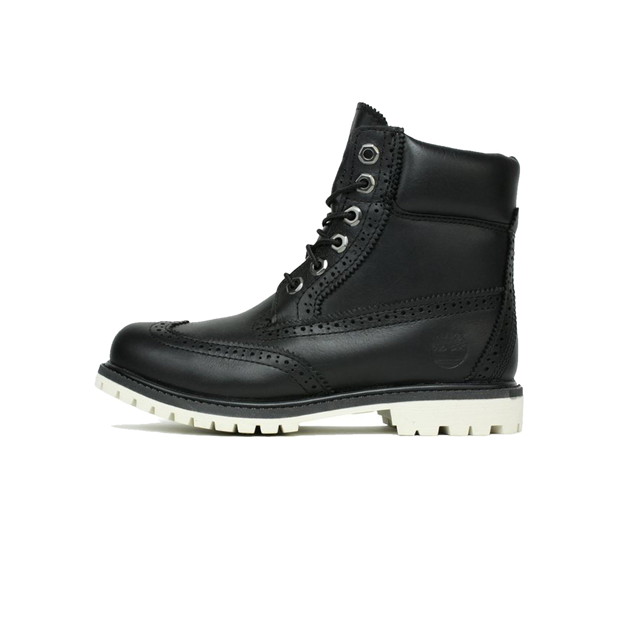 Timberland Womens 6" Premium Brogue Black Boots